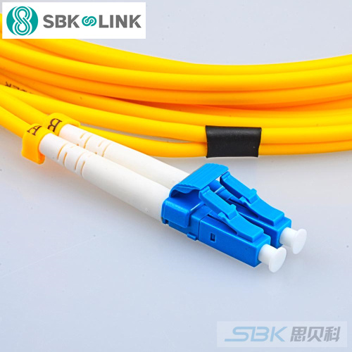 思贝科 LC双芯单模光纤跳线