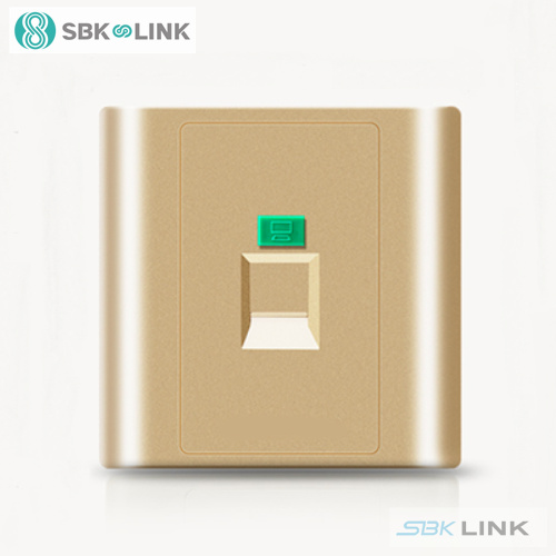 思贝科 单口面板 香槟金