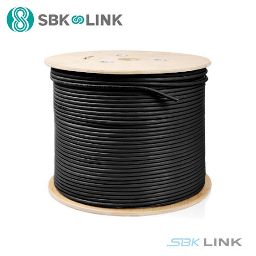 思贝科超五类室外防水双绞线 黑色