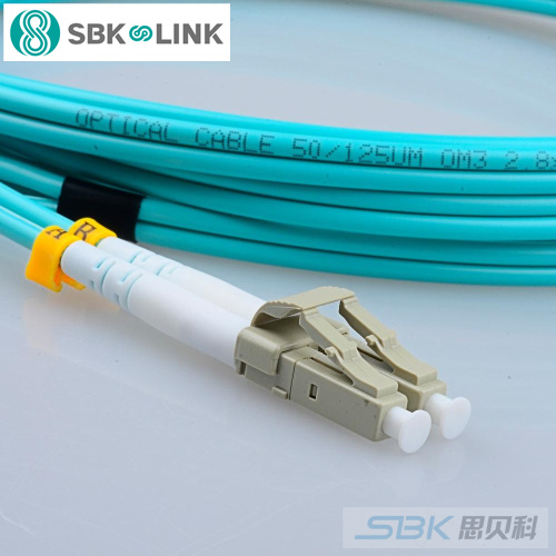 思贝科 LC双芯多模万兆光纤跳线