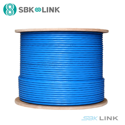 思贝科六类屏蔽双绞线 蓝色