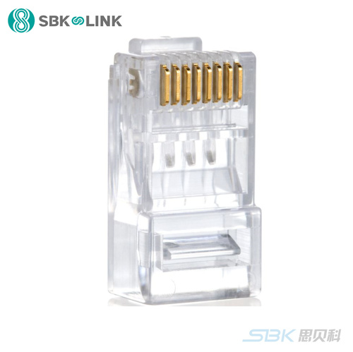 思贝科 六类非屏蔽水晶头