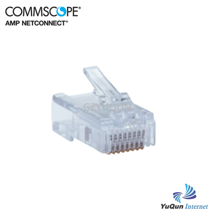 康普AMP超五类非屏蔽水晶头