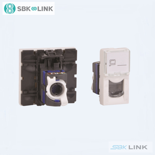 思贝科 超五类单口面板 豪华型