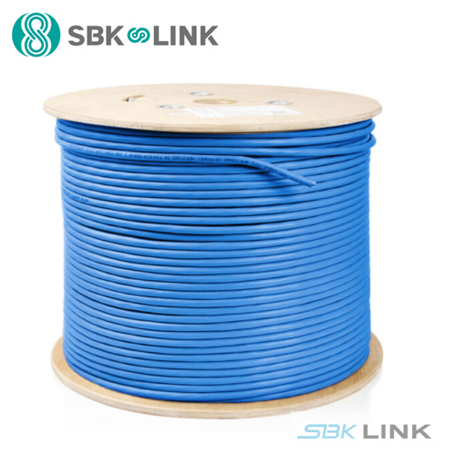 思贝科 6A类异向螺旋线缆 蓝色