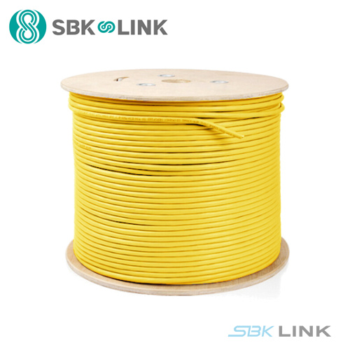思贝科超五类非屏蔽双绞线 黄色