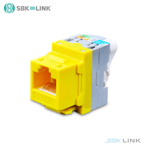 思贝科 超五类非屏蔽模块 旋转免打