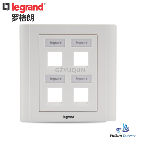 罗格朗 四位平口信息面板