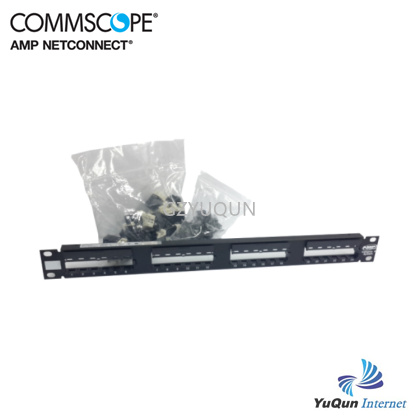 康普AMP六类24口非屏蔽配线架