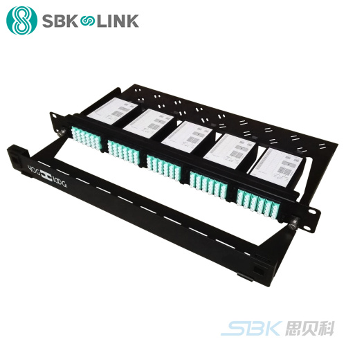 思贝科 MPO 120芯1U高密度光纤配线架