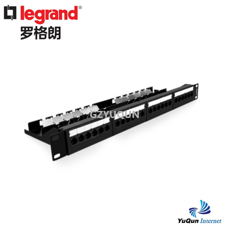 罗格朗 24口六类非屏蔽配线架